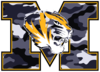Missouri Tigers Logo White Camouflage Image